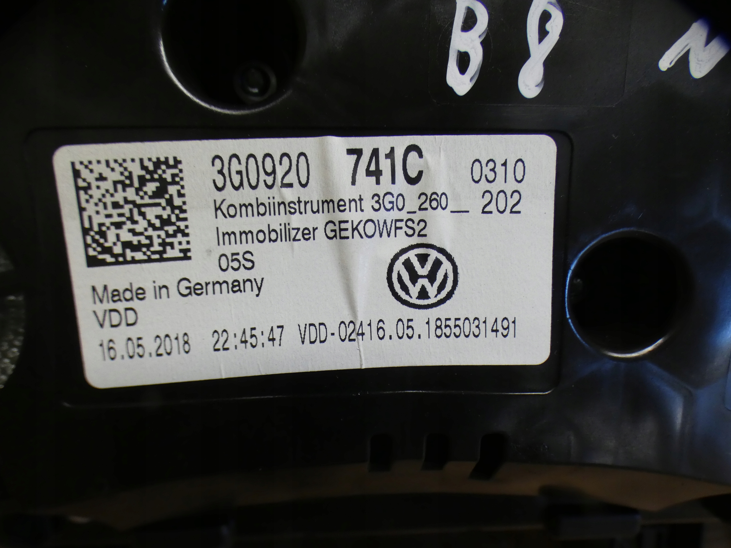 dials dials VW PASSAT B8 3G0920741C EUROPA (24)