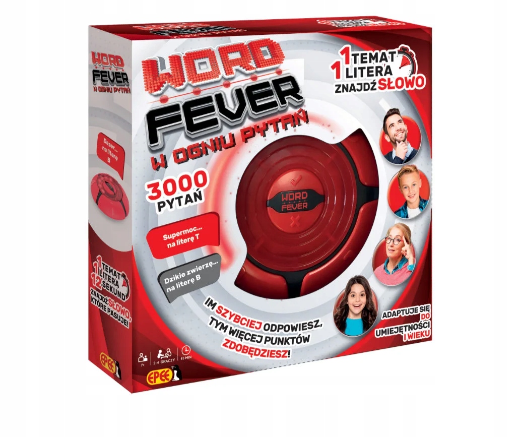

Word Fever W ogniu pytań elektroniczna gra Epee