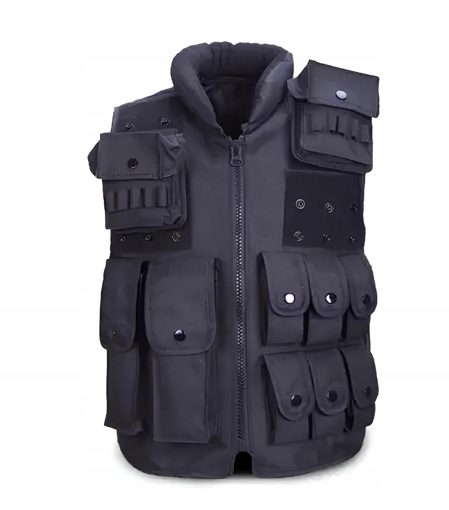 Kamizelka taktyczna wojskowa ochronna czarna policja Swat roz. L