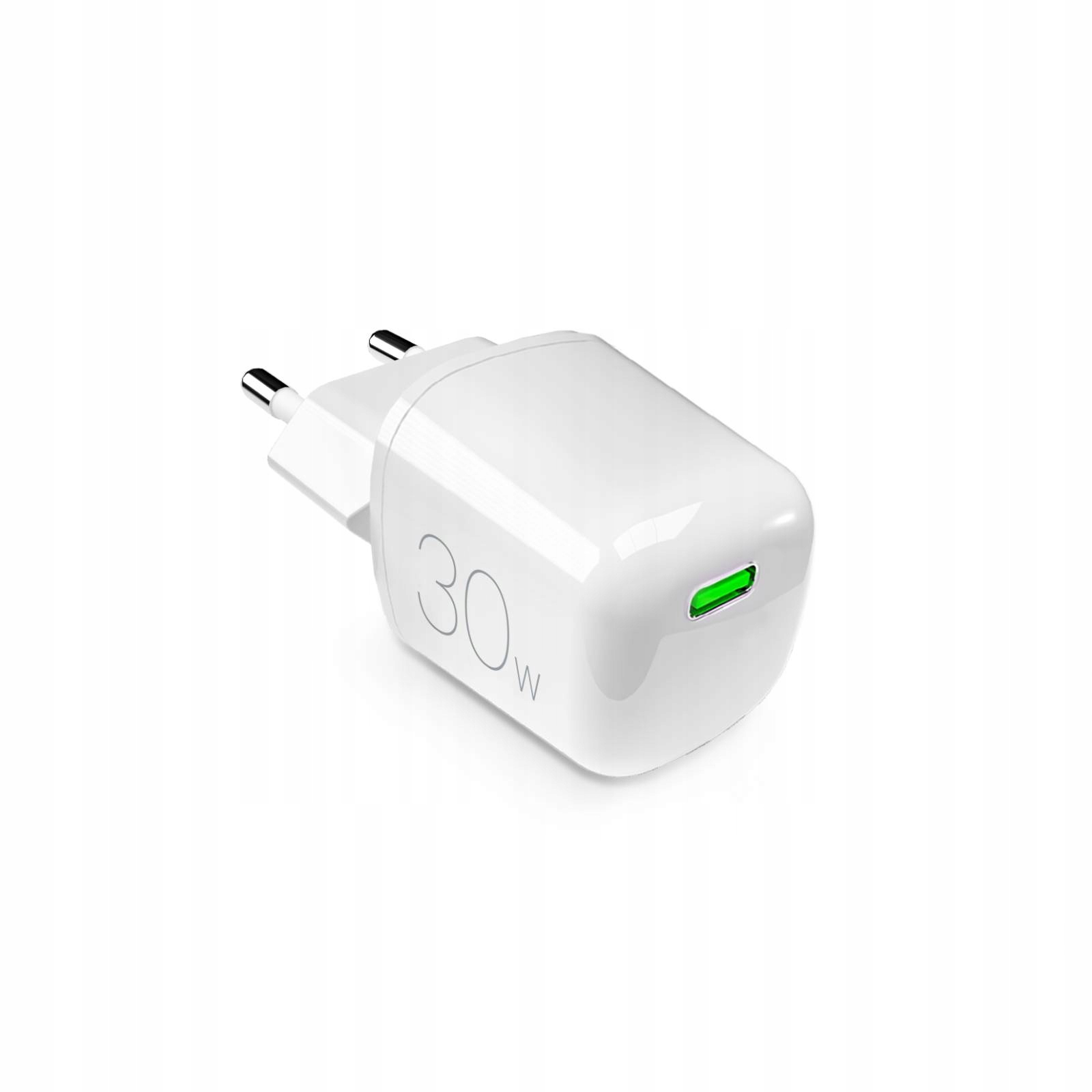 Síťová nabíječka MiniPro Usb-c GaN 30W bílá, kompaktní, malá