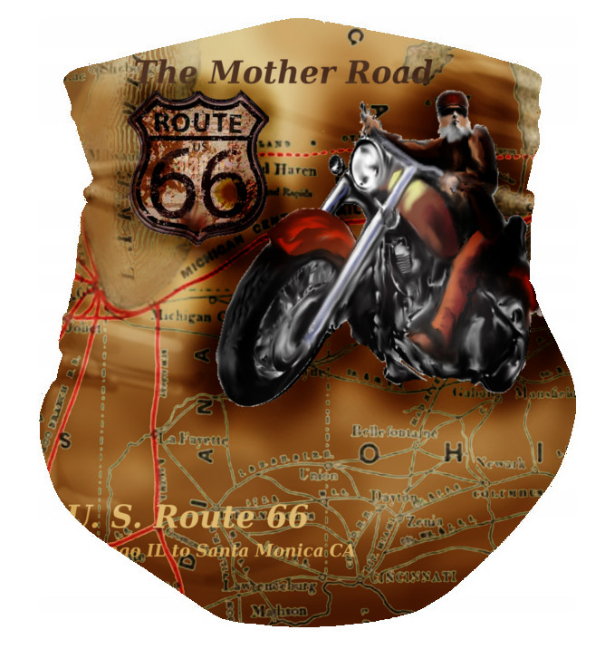 CHUSTA MOTOCYKLOWA RED VELVET