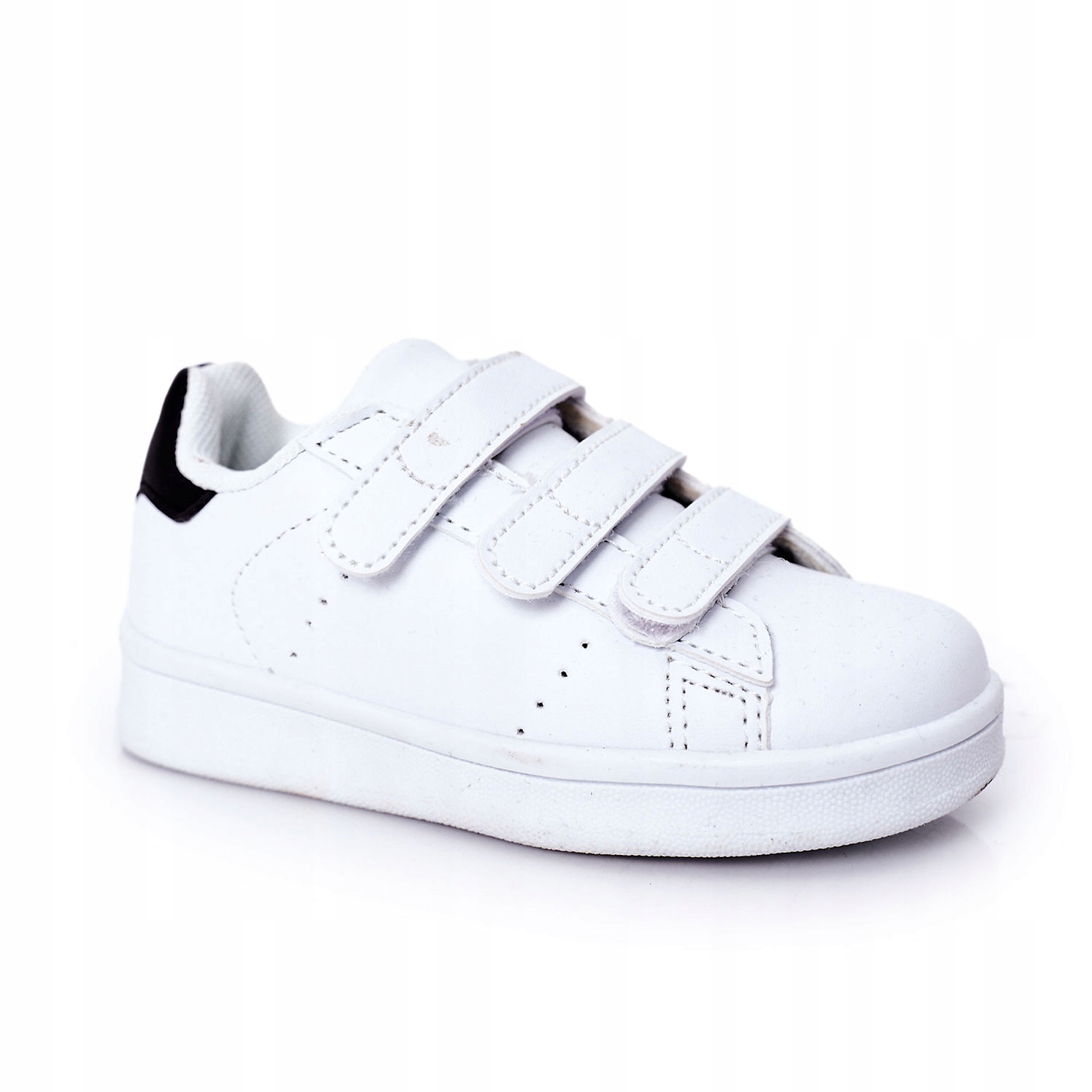 

Dziecięce Tenisówki Trampki Na Rzepy Białe 34