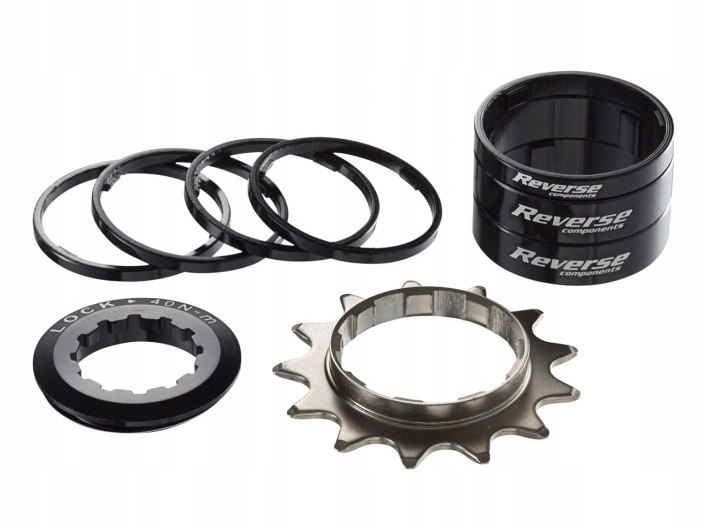 Adapter Reduktor Zamiast Kasety Reverse Single Speed Kit 13T Czarny