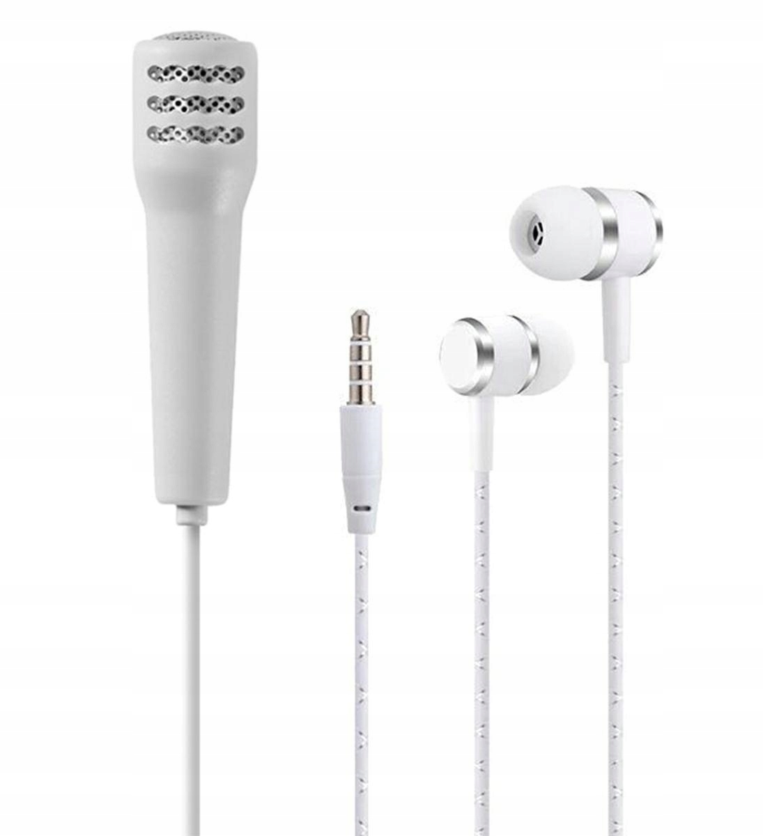 AG100C Mini mikrofon do telefonu silver