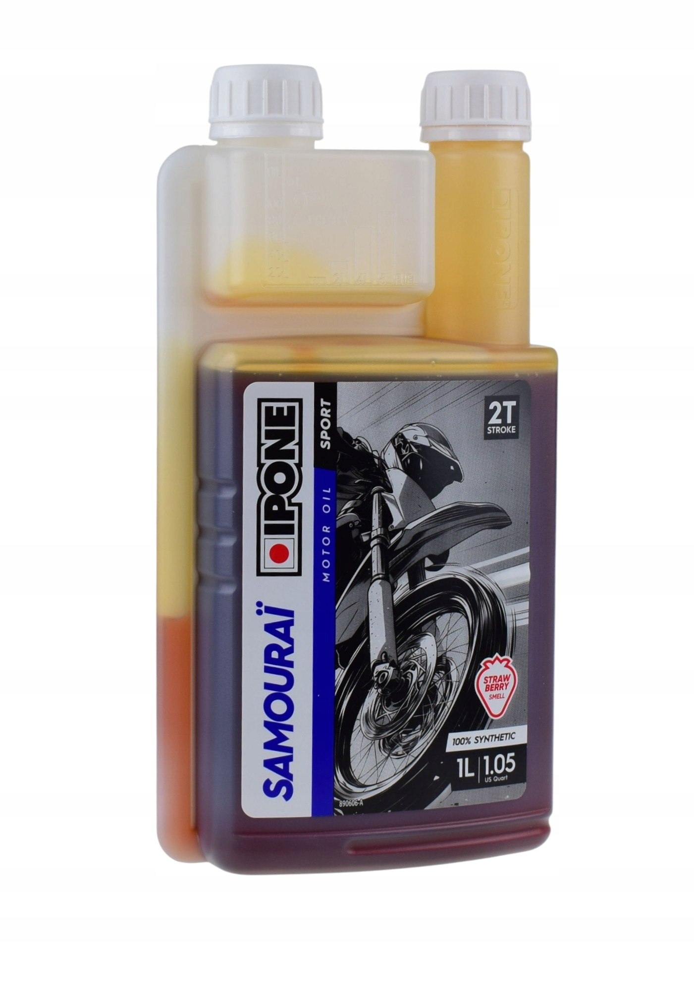 Olej silnikowy Ipone 2T Samourai truskawkowy