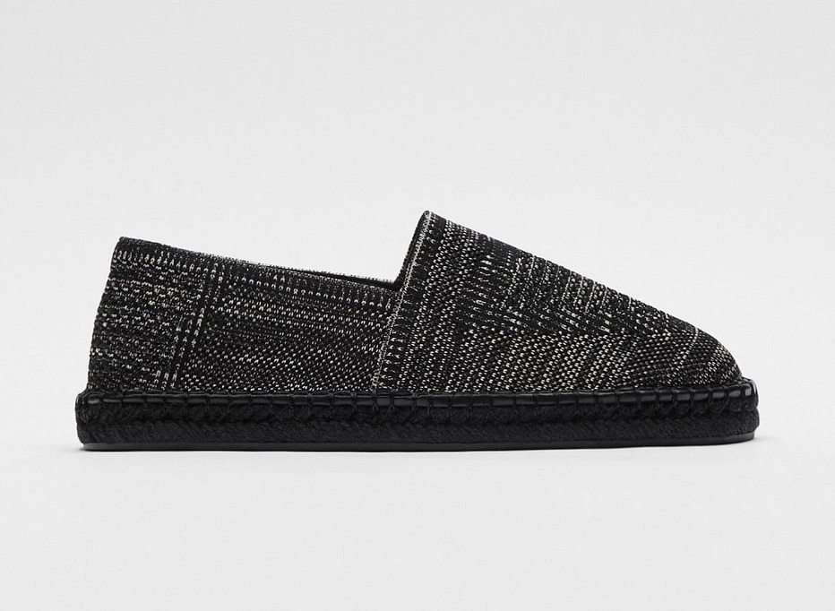 ZARA SZARE BUTY ESPADRYLE Z JUTOWA PODESZWA 39 Oryginalne opakowanie producenta pudełko