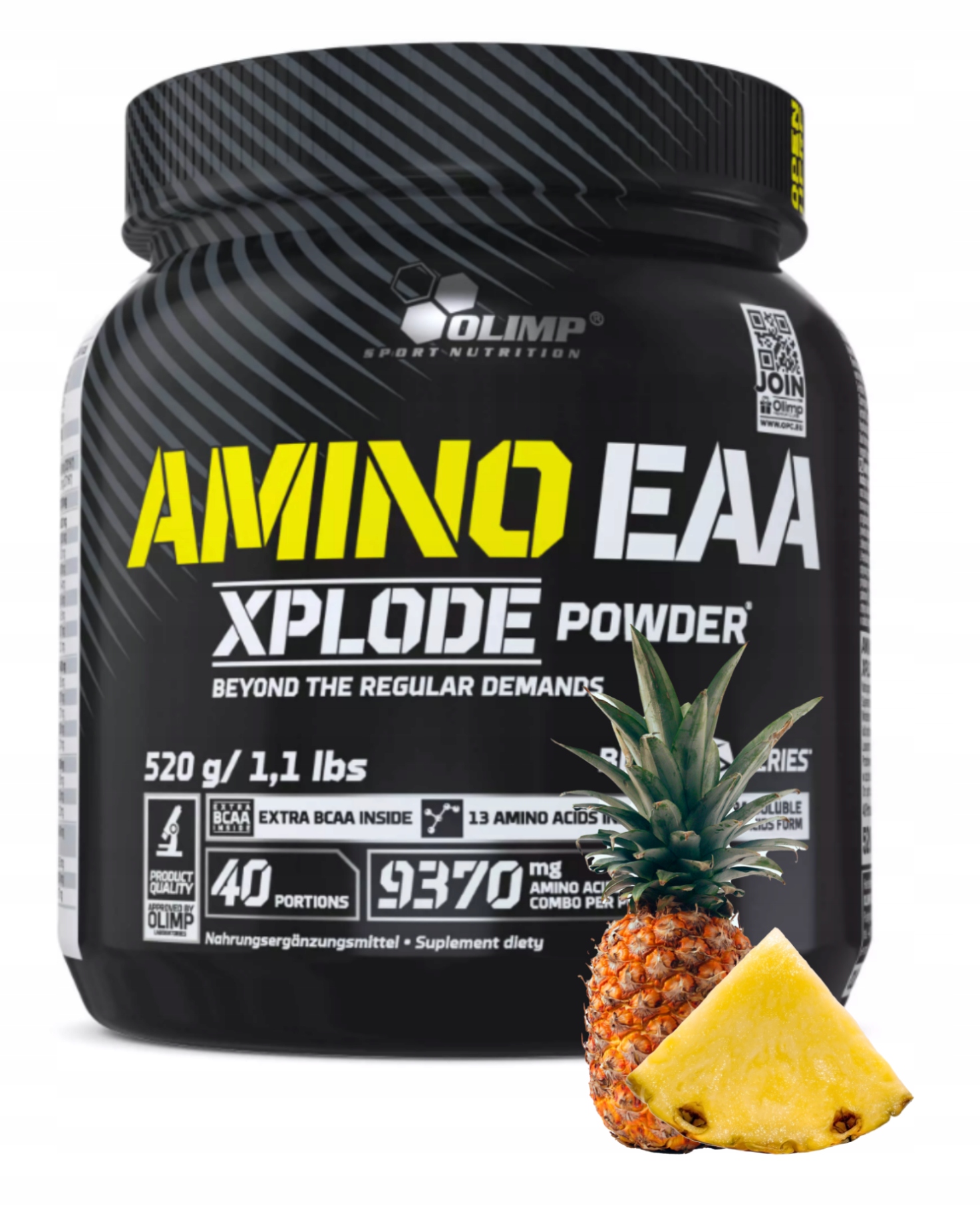 Olimp Amino Eaa Xplode Powder 520 g Ananasové aminokyseliny Eaa Regenerace
