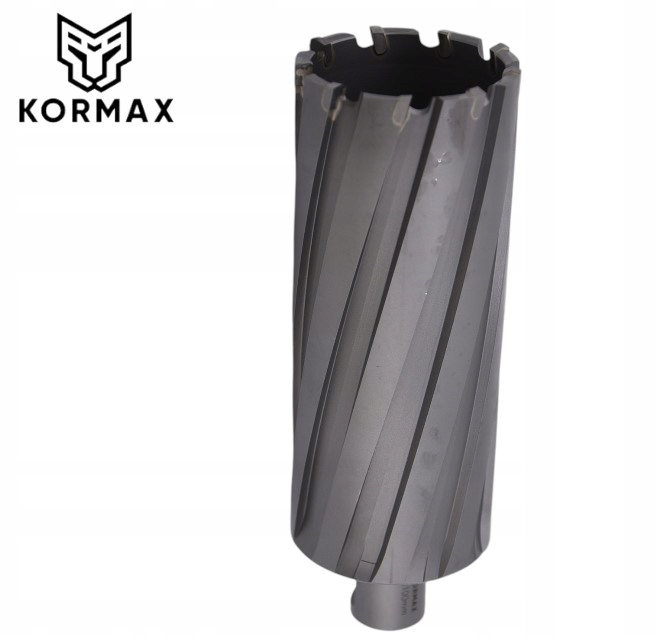 Frez trepanacyjny węglikiem 48 x 100mm wiertło rurowe 48x100 Weldon Kormax