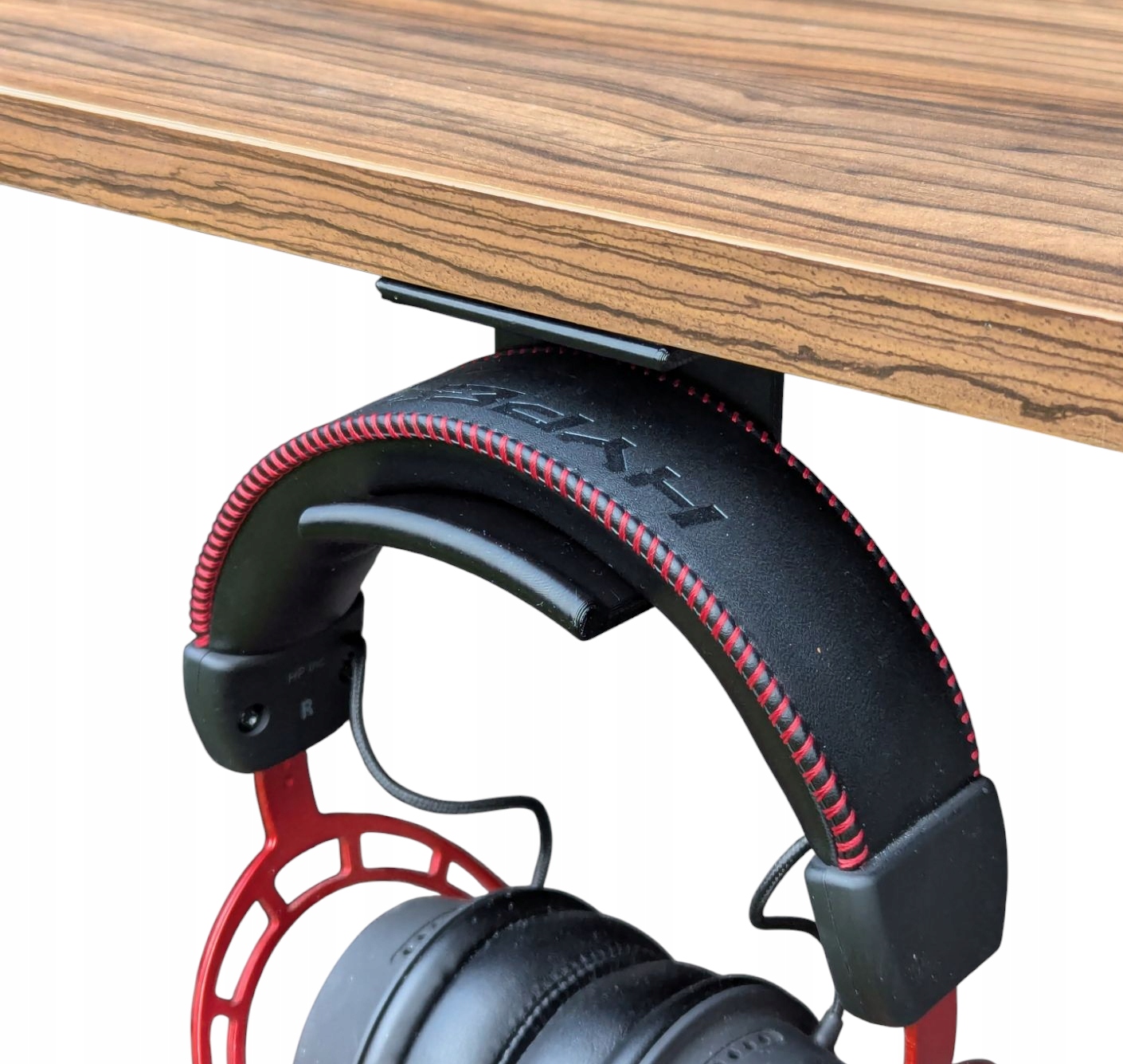 Uchwyt Wieszak Na Słuchawki Do Blatu Biurka Hak Przyklejany Taśma 3M Vhb