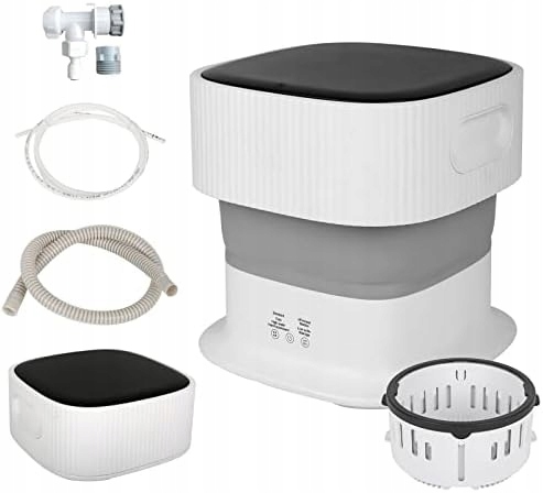 Ceiever – Przenośna pralka składana z wirówką, jonami srebra, kempingowa