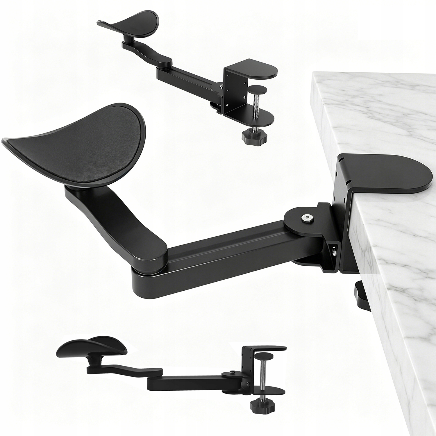 Ergonomická Loketní Opěrka Pod Zápěstí K Psacímu Stolu 360° Nastavitelná
