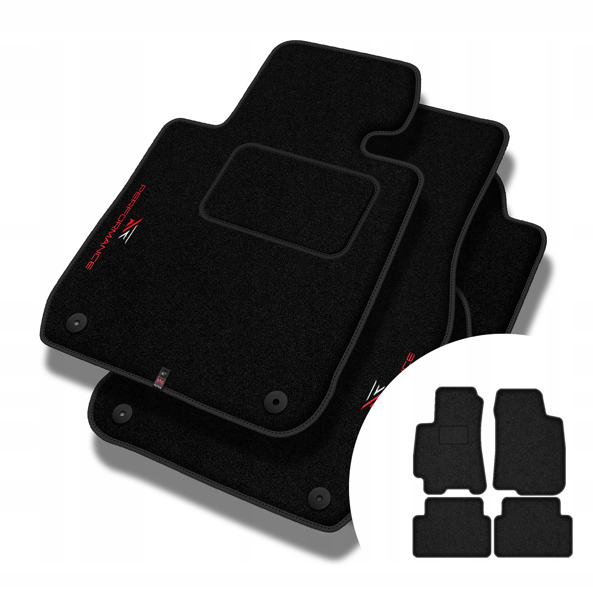 Velurové koberce Performance pro Daewoo Lanos T100 1997-2007