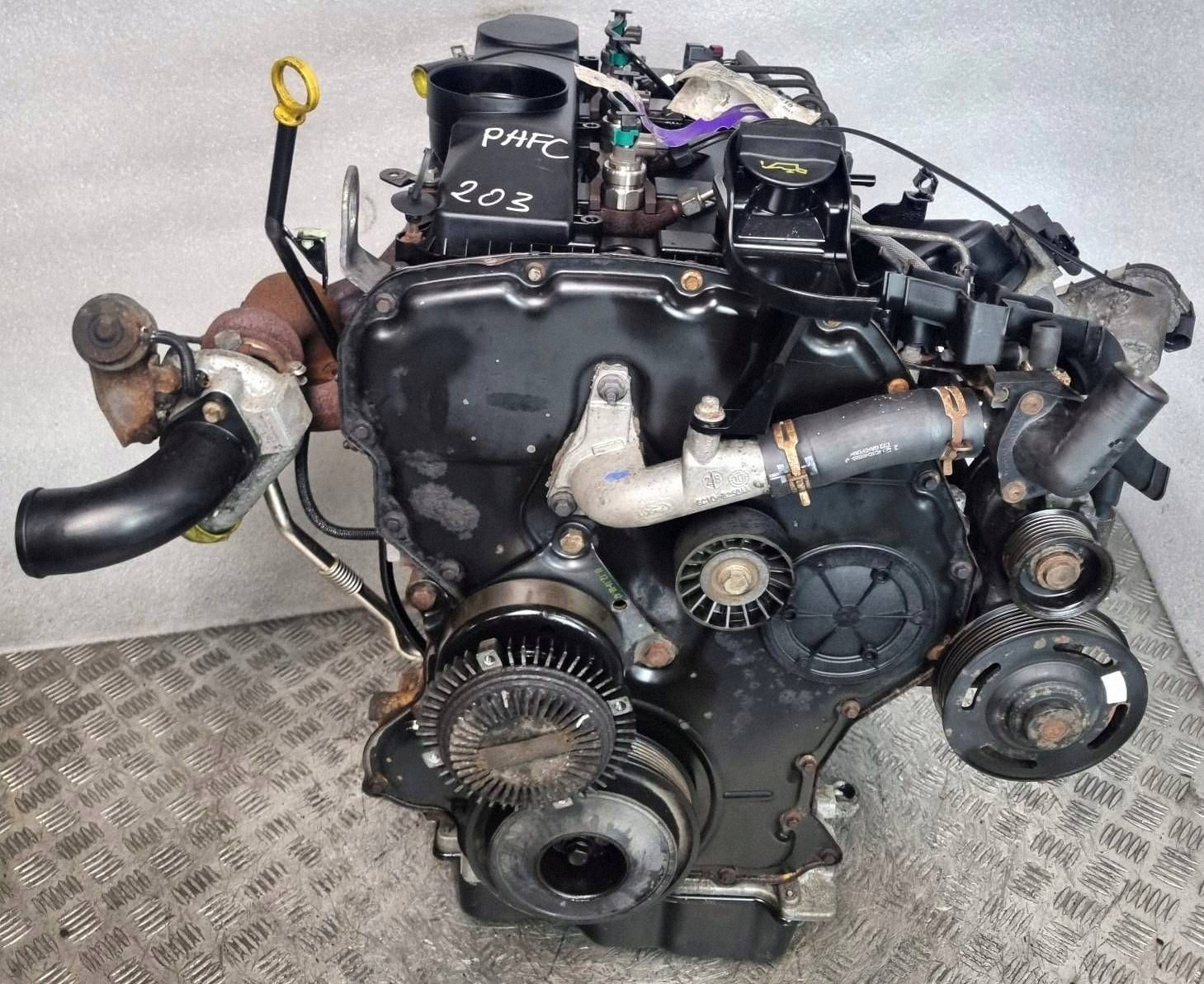 engine complete FORD TRANSIT 2.4 TDCI EURO 4 PHFC 118 TYS MIL SPRAWDZANY @