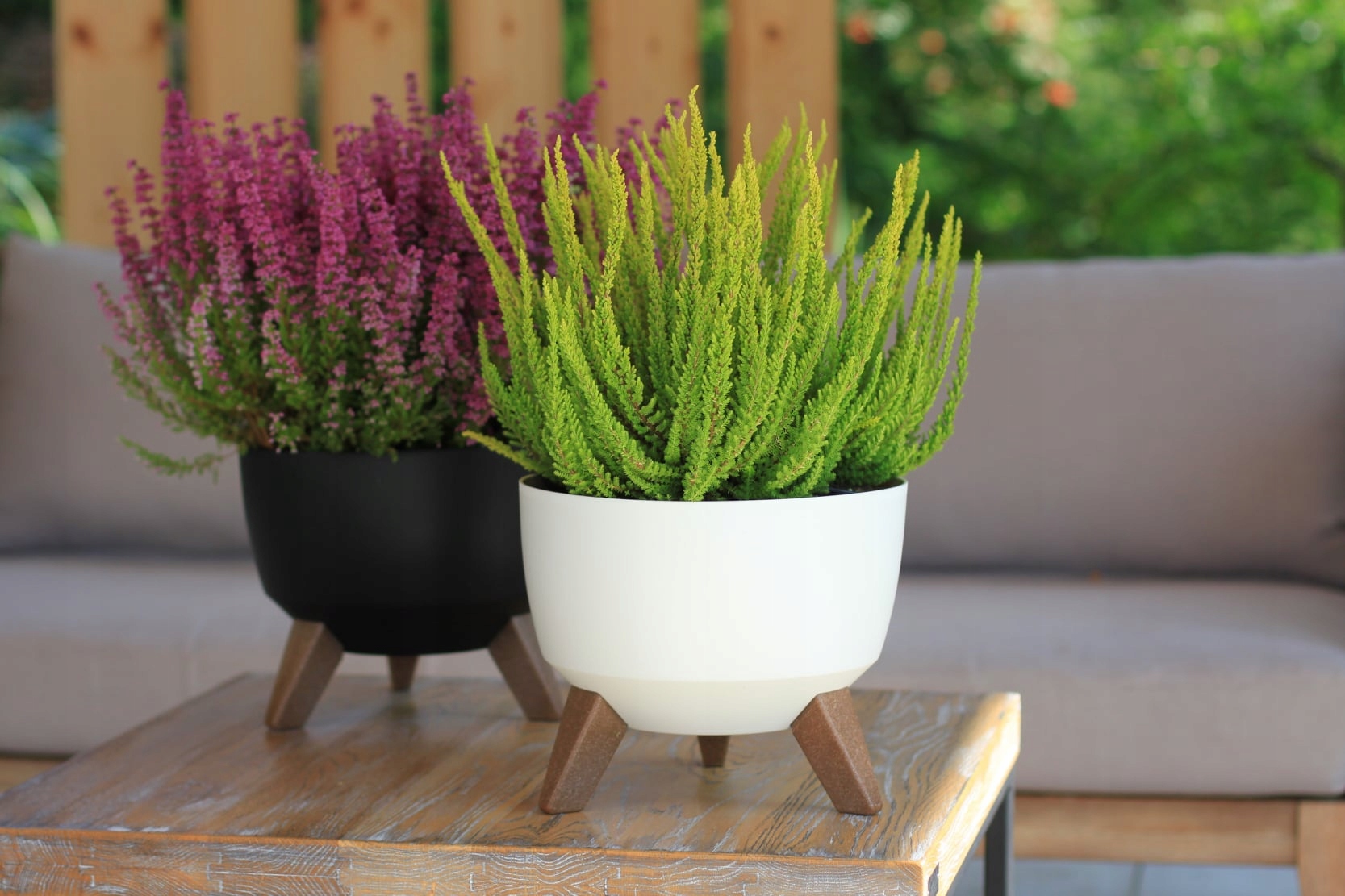 DONICZKA MISA ROMA NA NÓŻKACH śr. 24CM BIAŁY MAT Lamela Szerokość produktu 24 cm