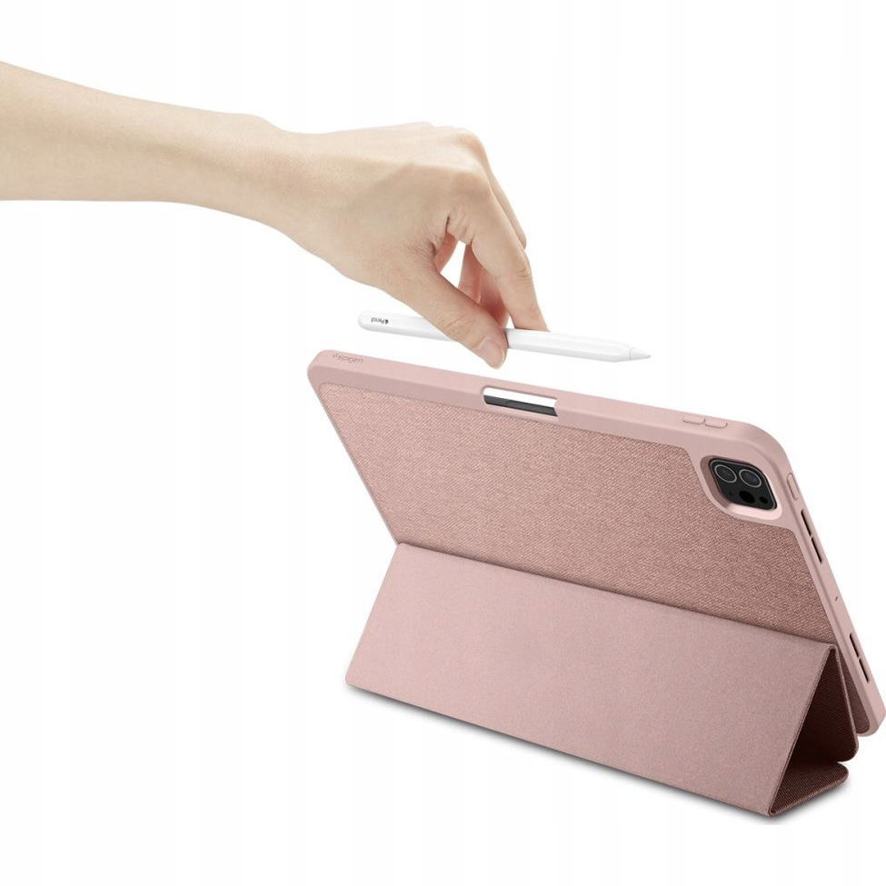 Pouzdro s držákem na dotykové pero Spigen pro iPad Pro 11" 2025 2024, pouzdro s klopou