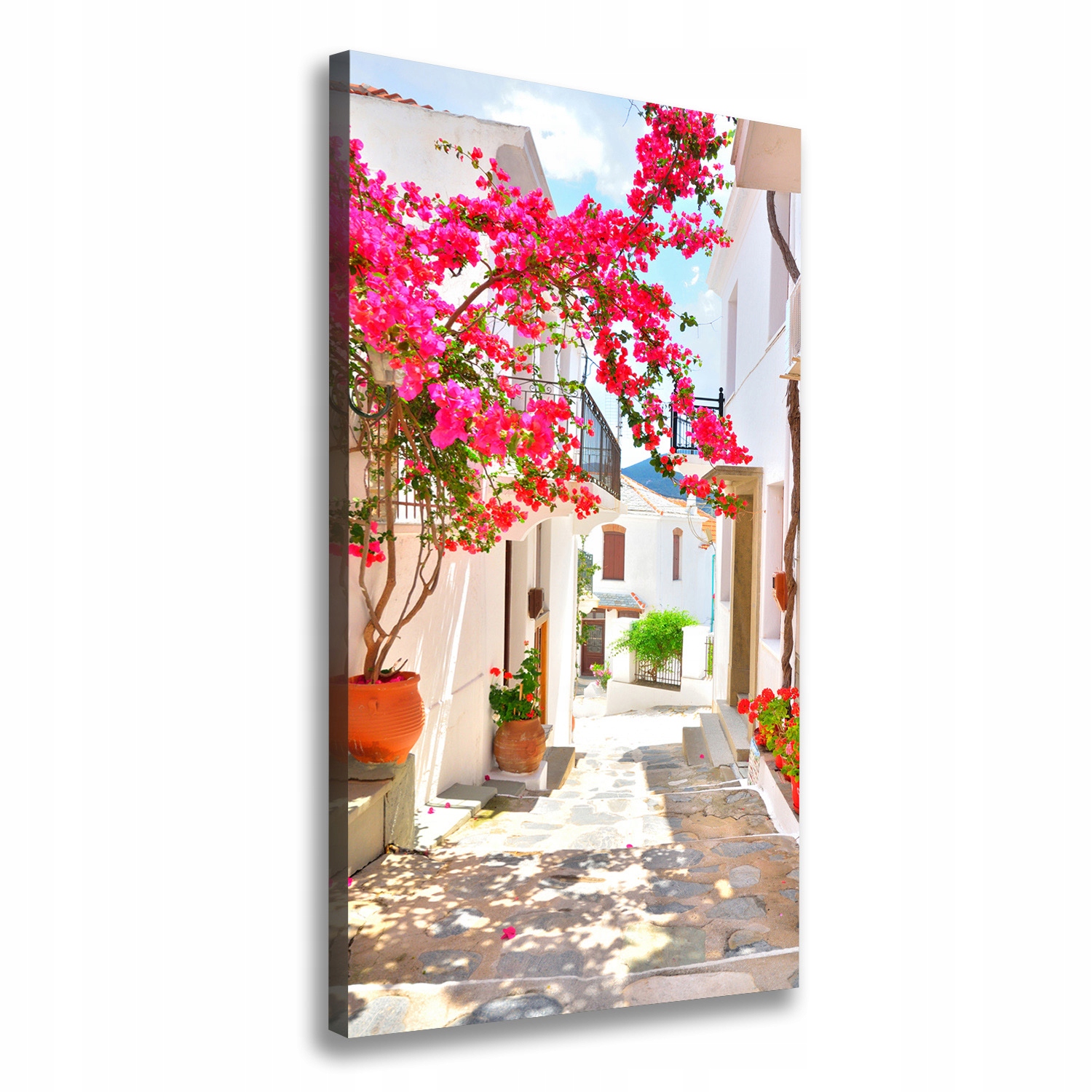 

Foto obraz na płótnie Greckie uliczki 60x120 cm