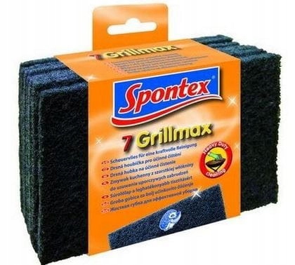 Zmywak kuchenny szorstki Grill Max 7szt Spontex