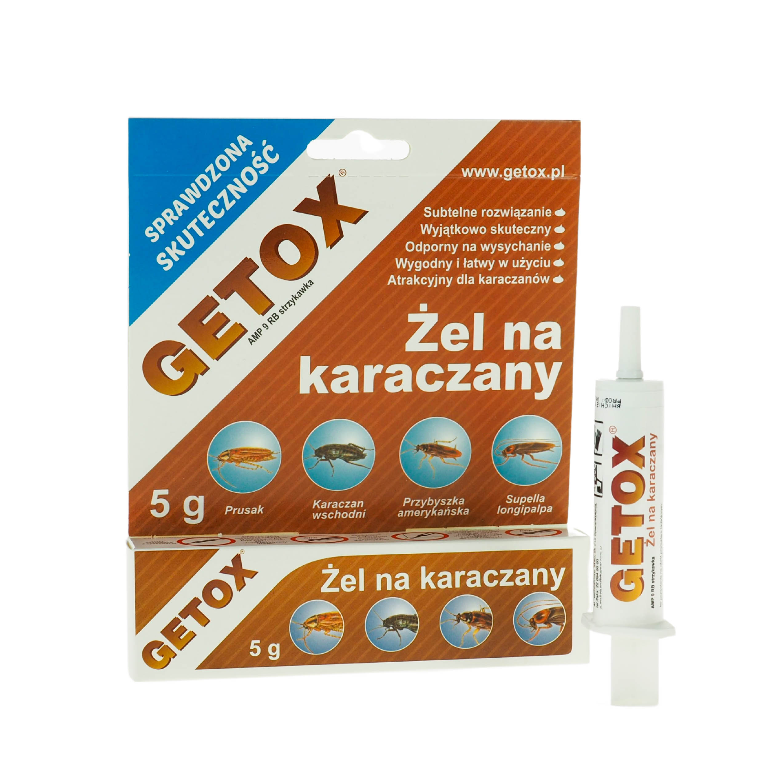 

Getox Środek Żel Pasta Na Prusaki I Karaluchy 5G