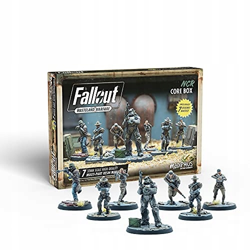 Modiphius Entertainment Fallout Wasteland Warfare NCR Core Miniatures Box, Nazwa NCR: Core Box