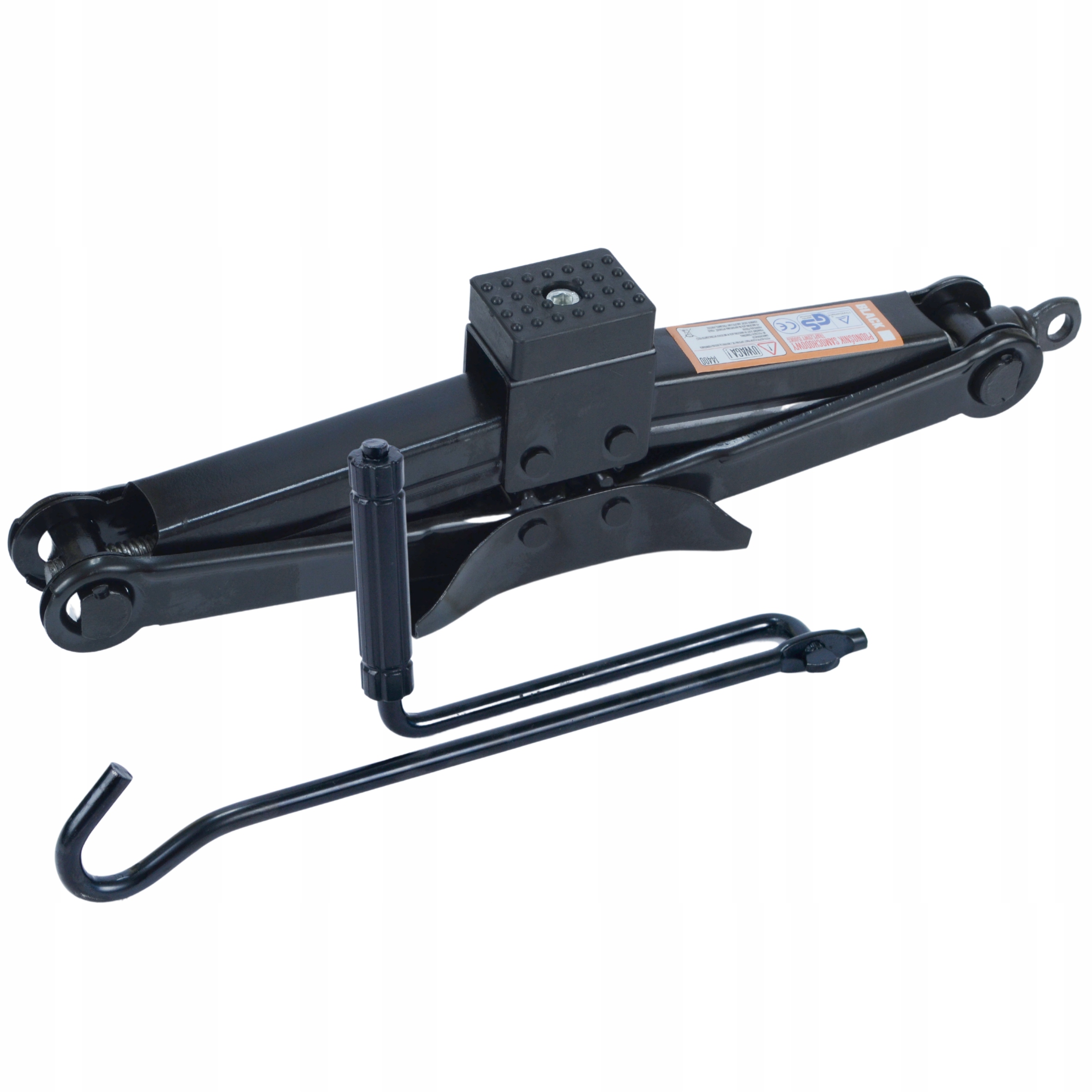 PODNOŚNIK SAMOCHODOWY TRAPEZOWY LEWAREK 1,5T GUMA Marka Black