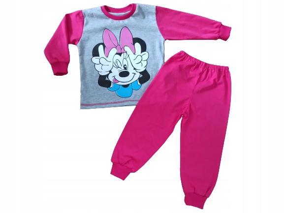 

Piżama bawełniana bluzka spodnie 86 Myszka Minnie
