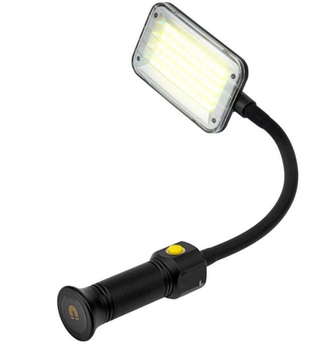 Led lampa 8W 1000lm 2000 mAh Aku magnet flexibilní rameno reflektor