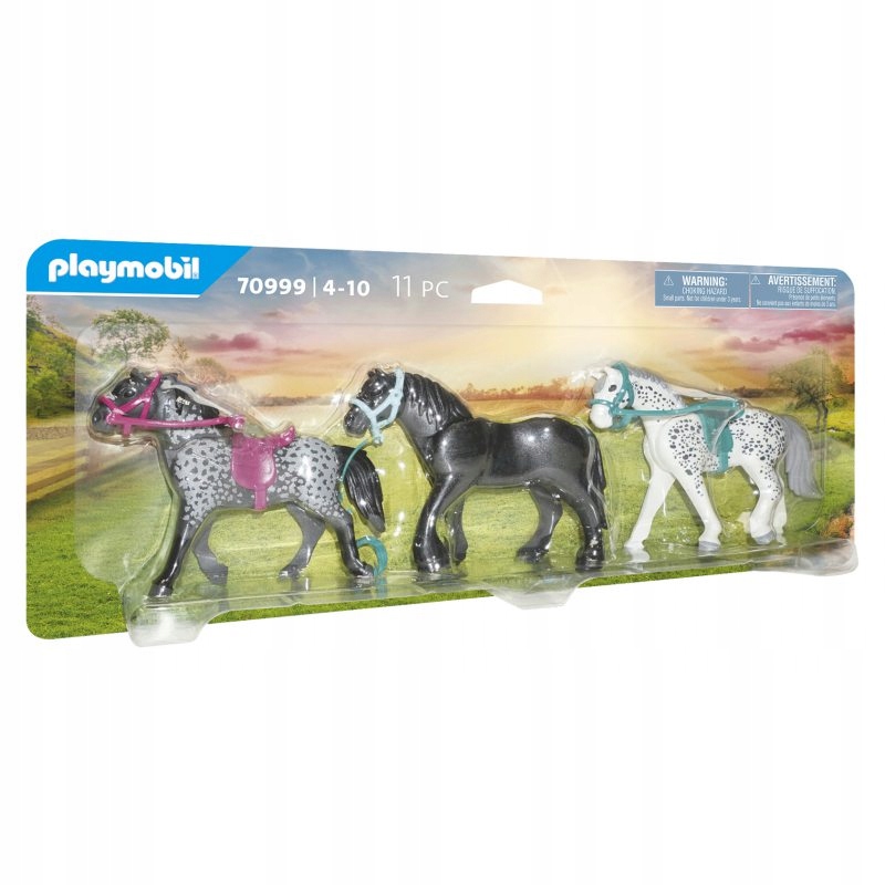 

Playmobil 70999 Trzy Konie: Fryz, Knabstrup I Koń