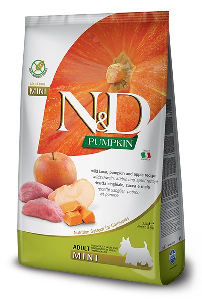 Levně Farmina N&d Gf Pumpkin, Boar&Apple Adult Mini – suché krmivo pro psy – 800 g