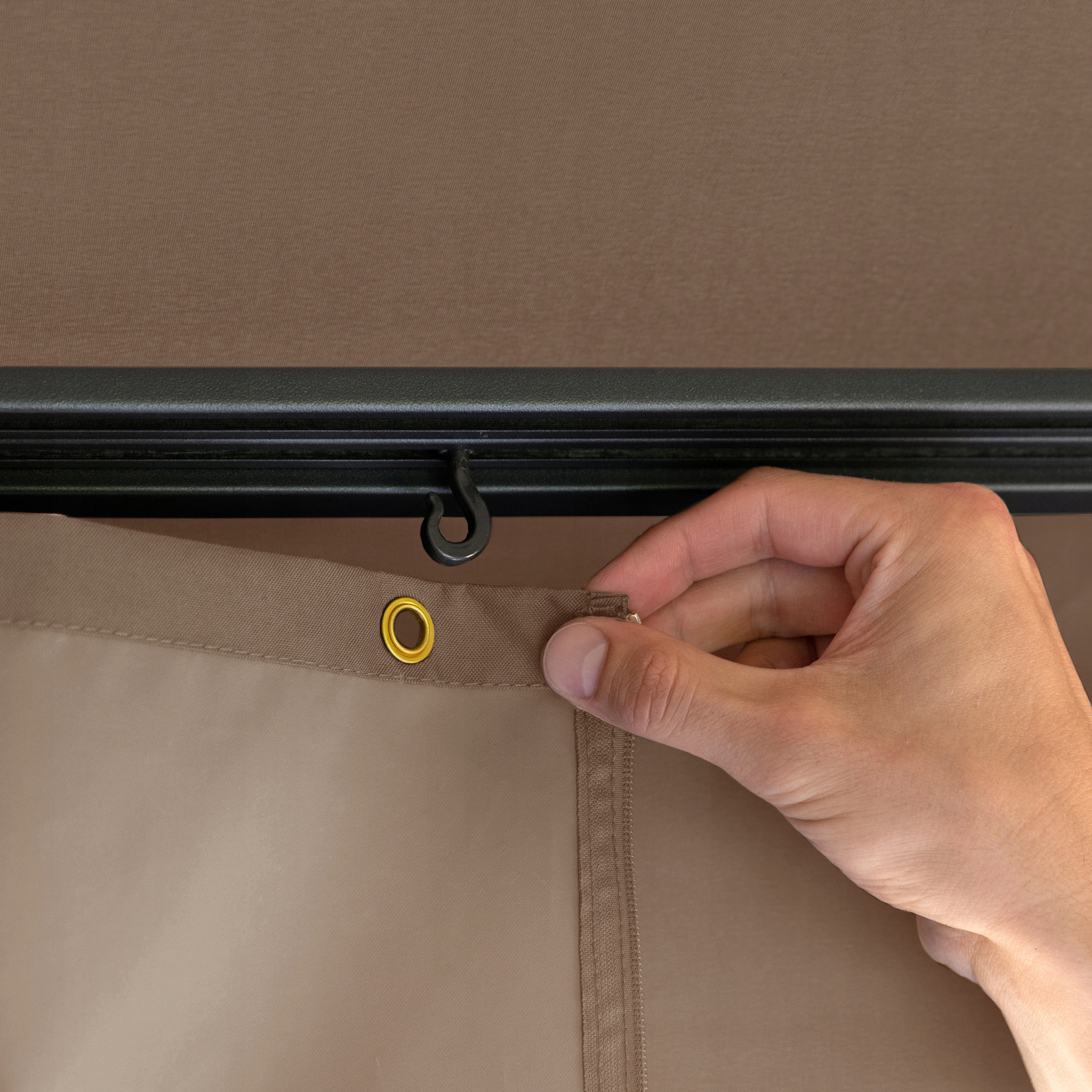 Pawilon ogrodowy 3x3 m Premium brązowy Kod producenta 300045