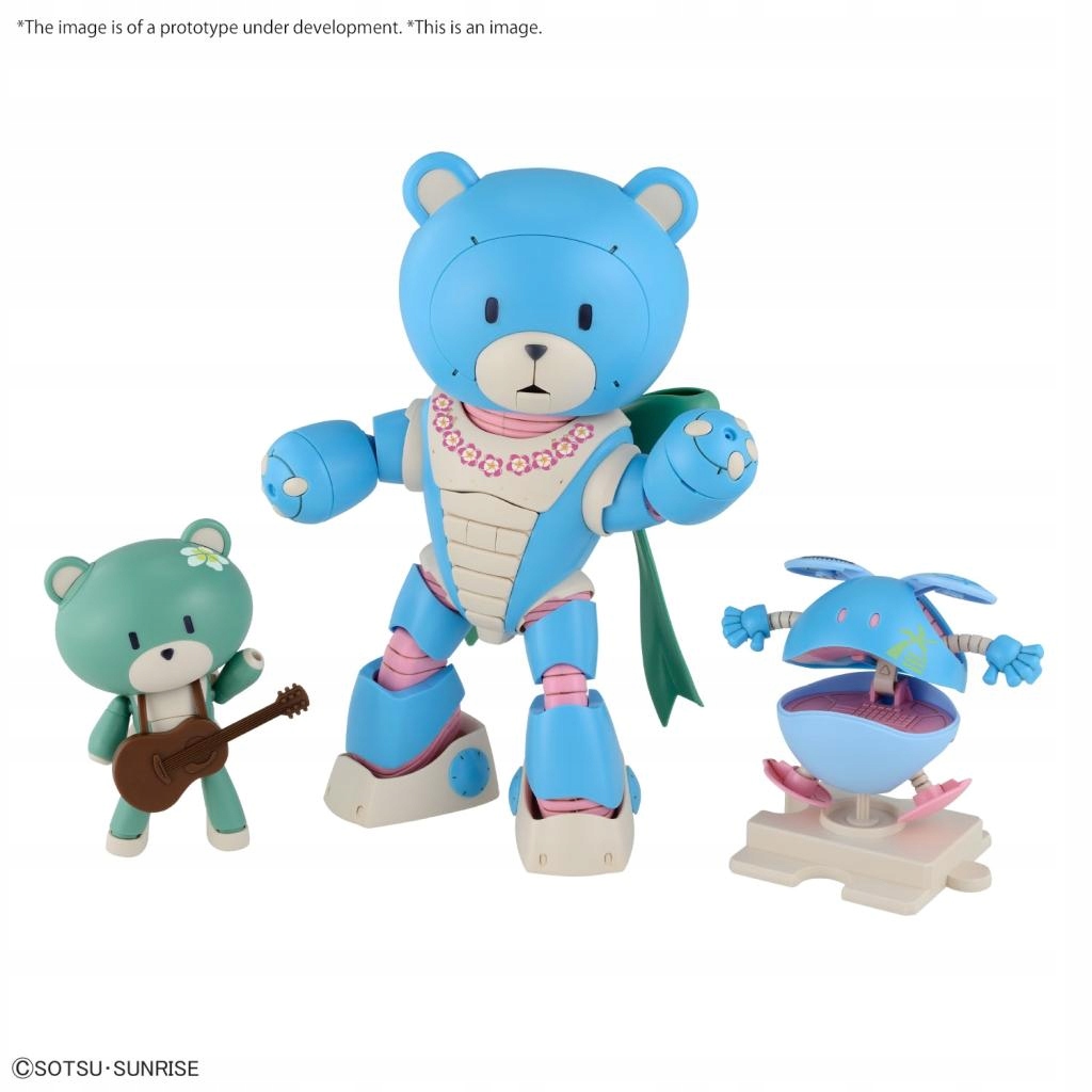 Gundam Hg 1/144 Beargguy Ohana & Aloharo Set Model
