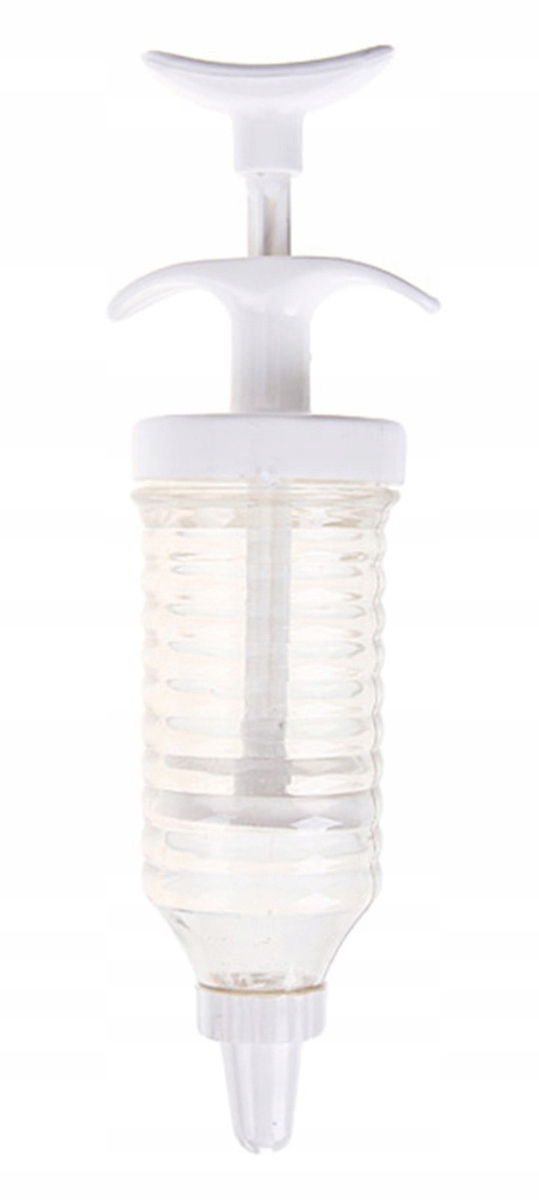 DEKORATOR DO CIAST TORTÓW STRZYKAWKA 8 ELEMENTÓW KOMPLET Kolor biały