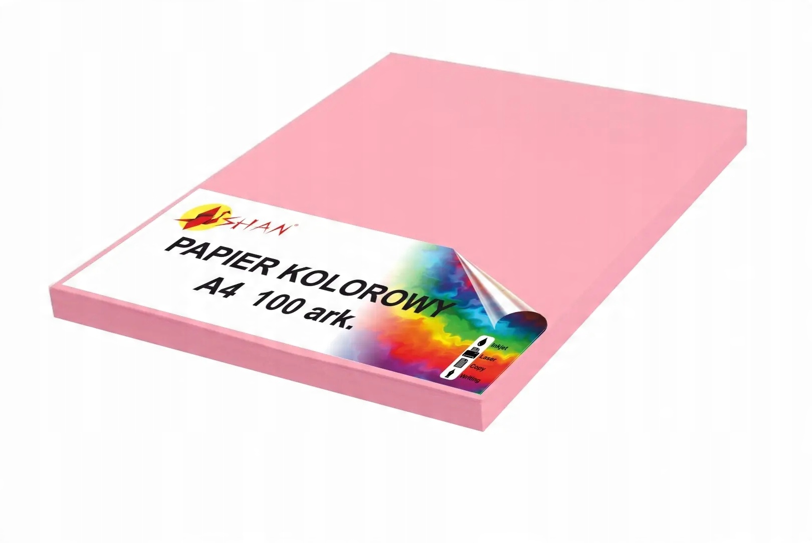 

Papier kolorowy A4 120g różowy 100 arkuszy