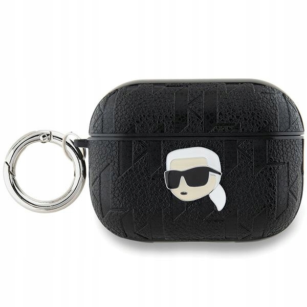 Etui Karl Lagerfeld Monogram Karl Head na AirPods Pro 2 czarne Karl