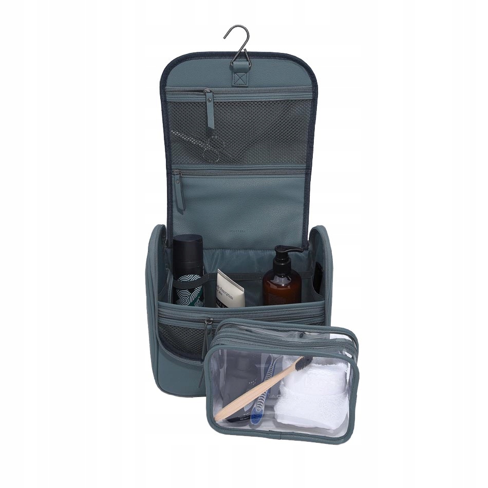 Cestovní kosmetická taška na zavěšení modrá Canvas Stackers