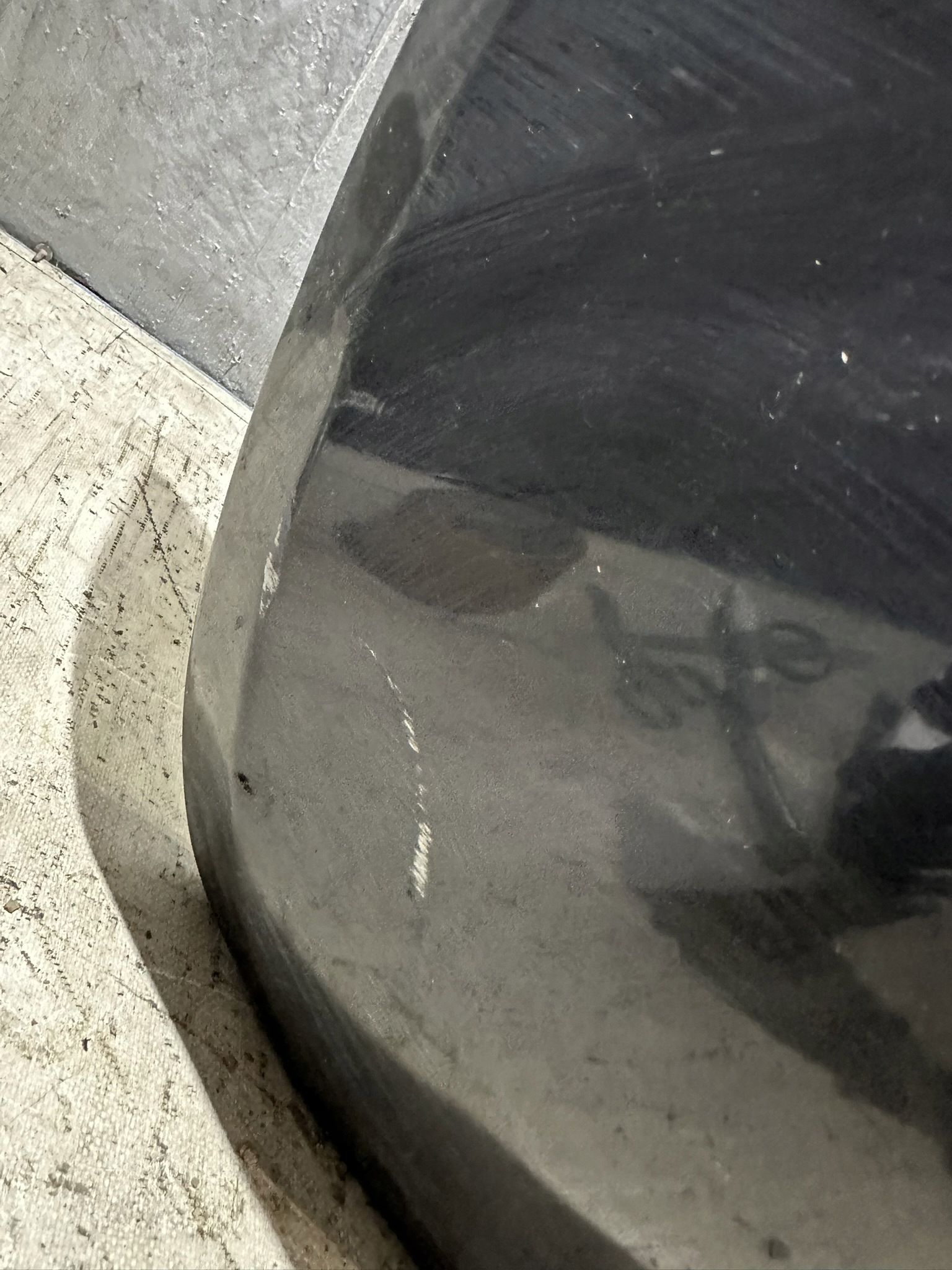bumper rear part RENAULT CLIO III NV676