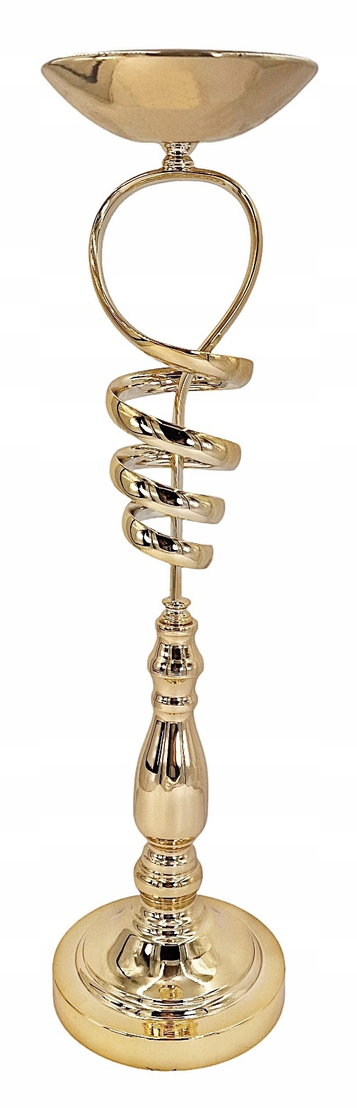 Postument Květinový Stojan Na Květiny 57 cm zlatý F920 svícen