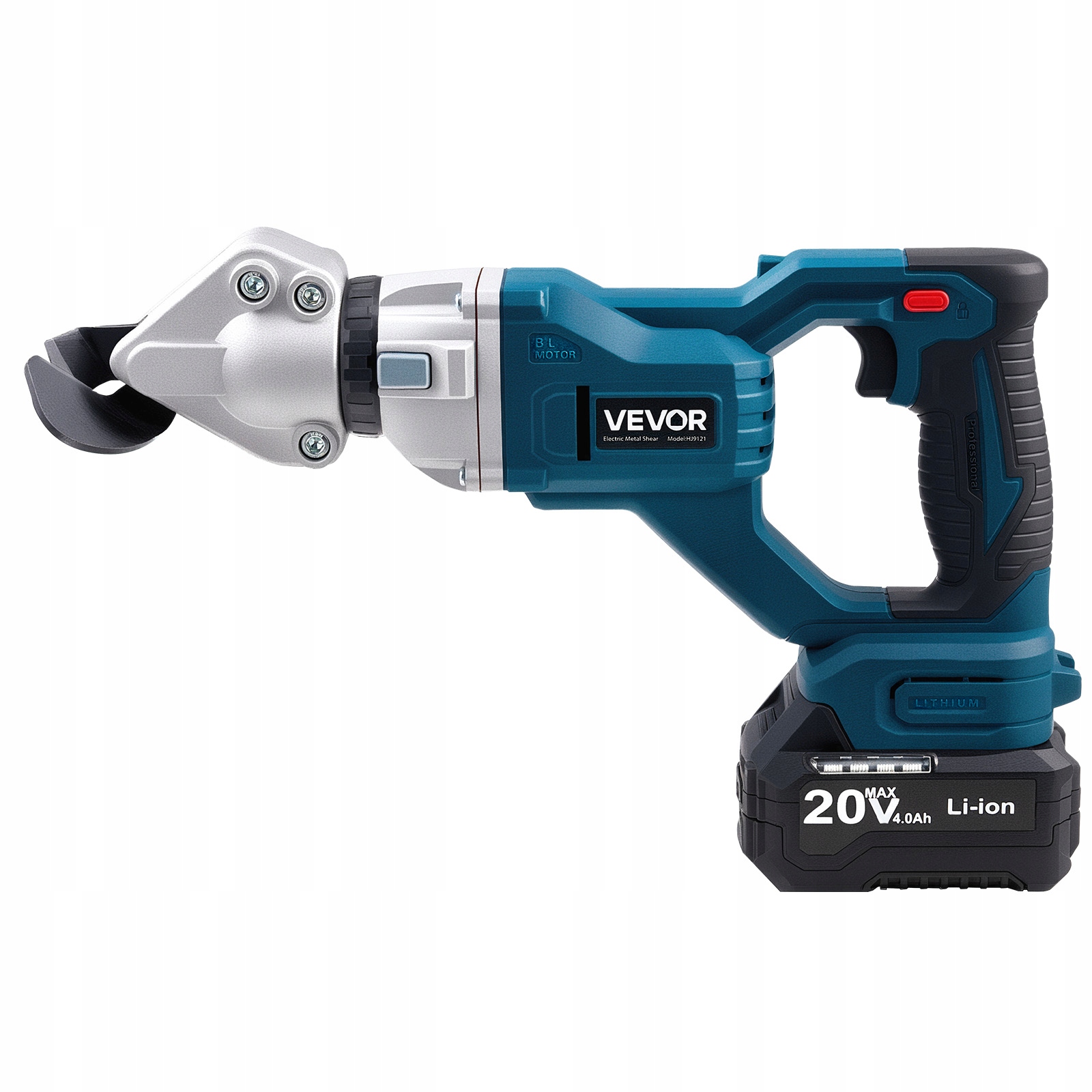 Vevor Akumulátorové Nůžky Na Kov 400 W, Otočná Hlava 360, Silné