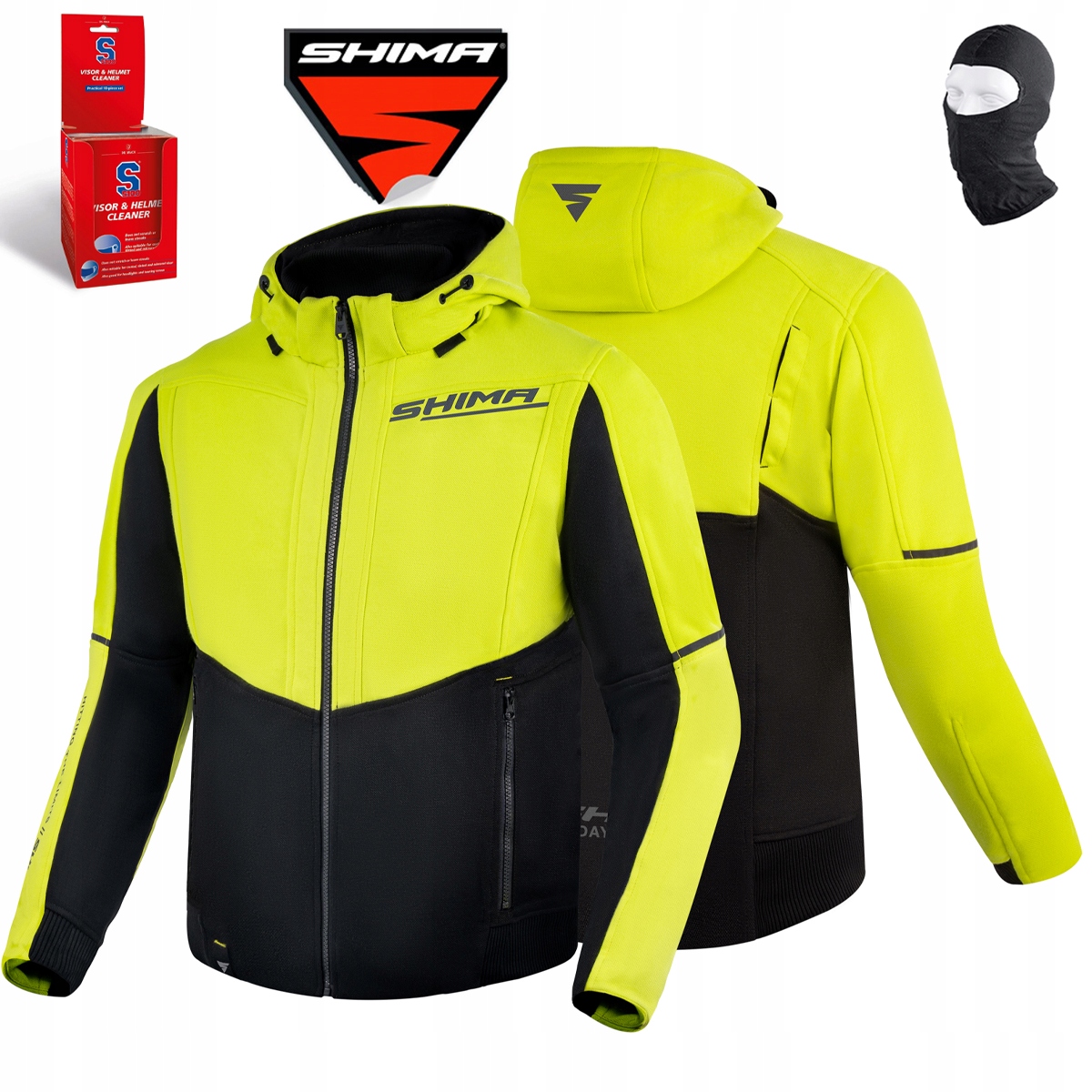 Motocyklová Bunda Mikina Shima Daybreaker Pánska Fluo Casual Darčeky