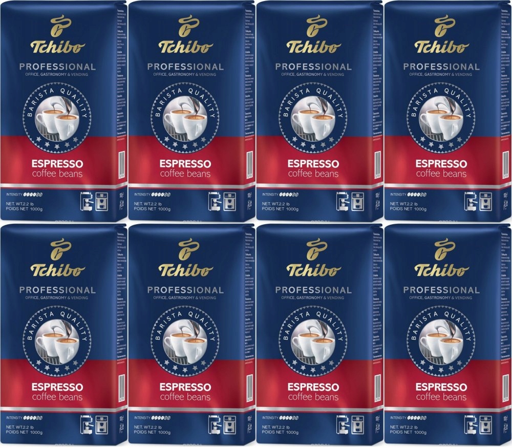 Tchibo Professional Espresso 1000g Kawa Ziarnista x8
