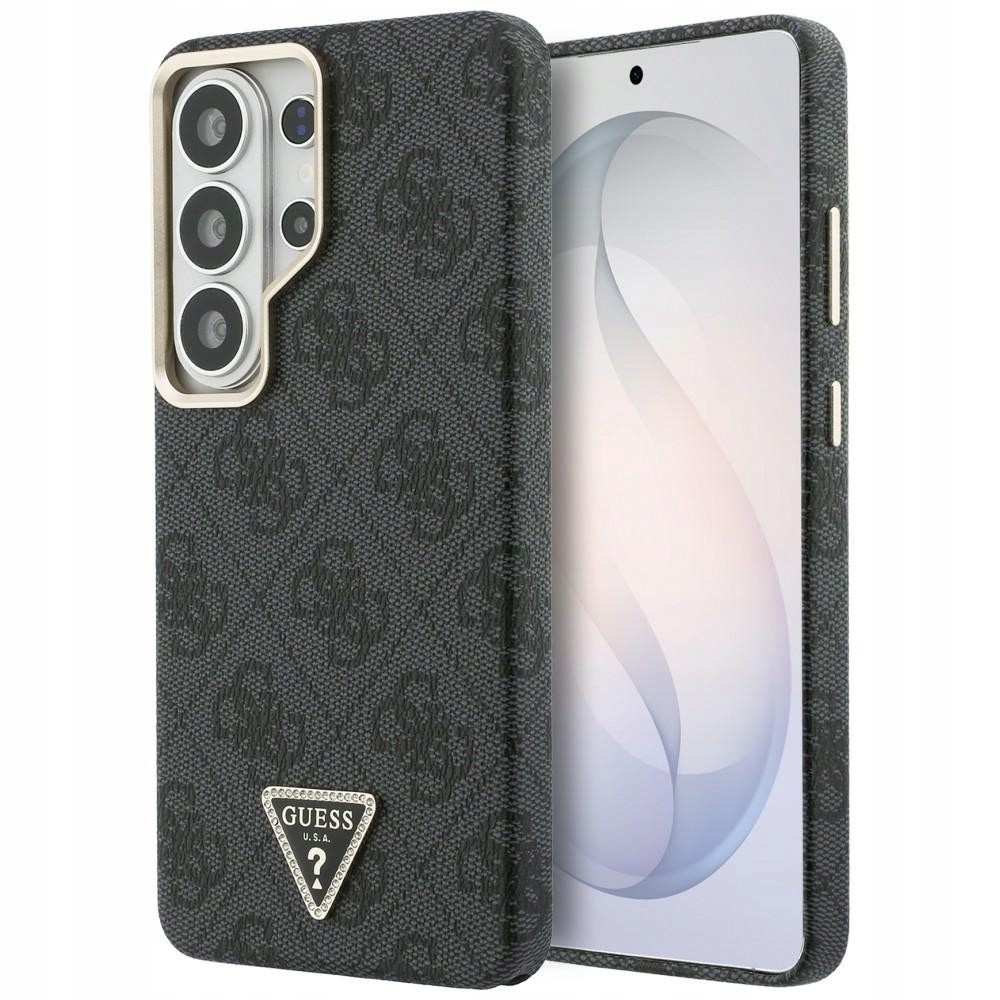 Guess 4G Triangle Logo MagSafe etui do Samsung Galaxy S26 Ultra czarne