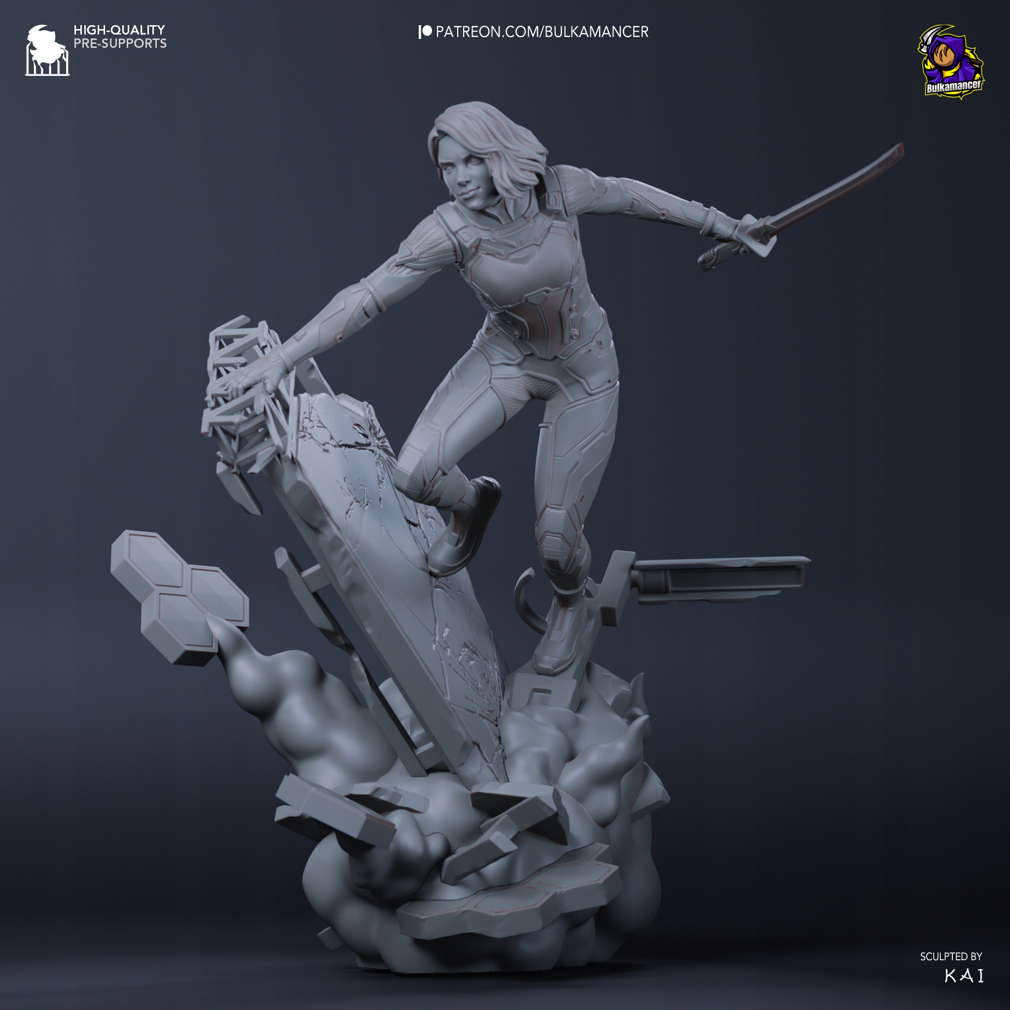 Figurka Mio Split Fiction Bulkamancer 3D tisk 16K Dárek