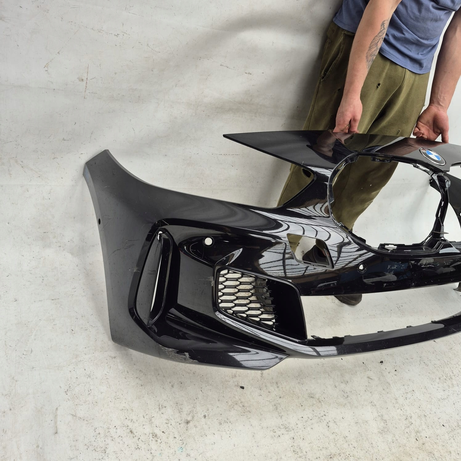 BMW 1 F40 M PAKIET 19- bumper front front 8070928