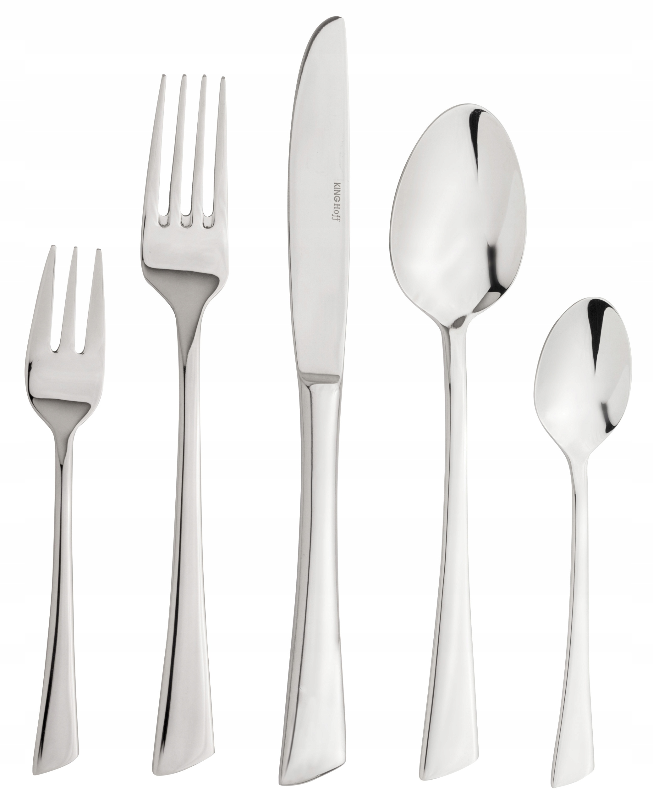 Sada príborov Kinghoff Vysoký lesk inox 72 ks príborov Kufrík 3520