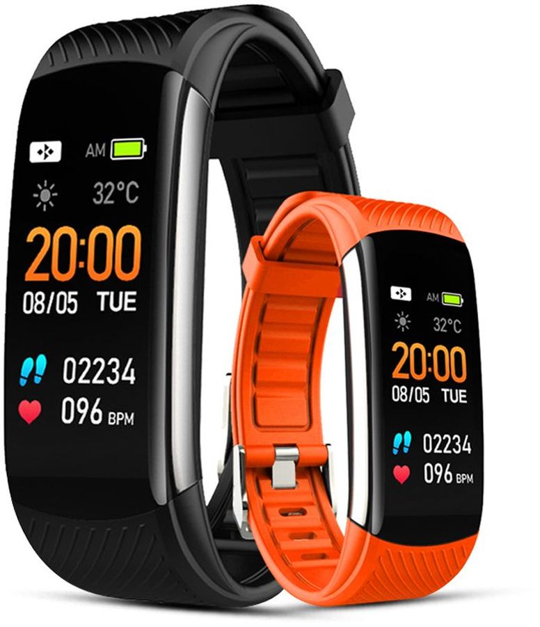 Zegarek Opaska Smartband Giewont GW200-9 Smartwatch +pomarańczowy Pasek Sms