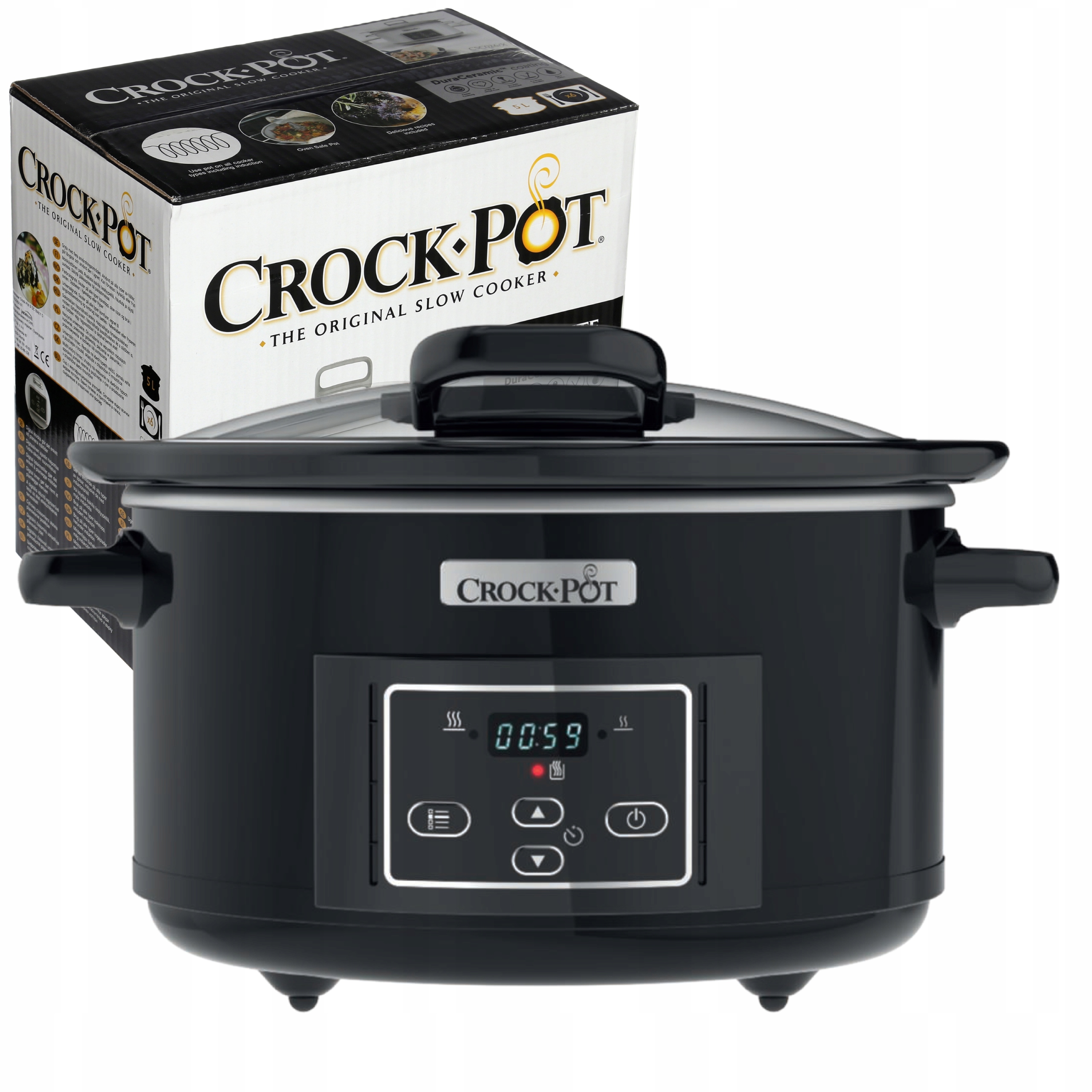 Wolnowar Crockpot Garnek Elektryczny Slowcooker 4,7l +przepisy