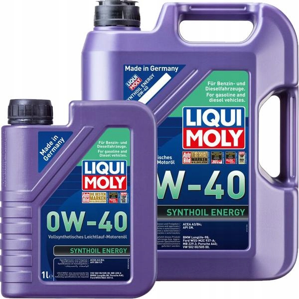 Olej Liqui Moly Energy 0W40 Synthoil 6L