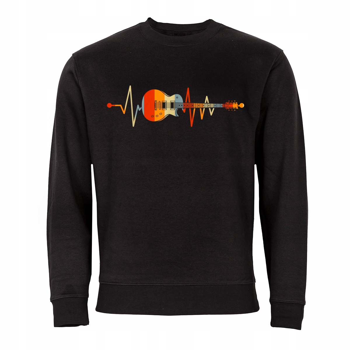 

Czarna Bluza Muzyczna Dla Muzyka Gitara Kardiogram