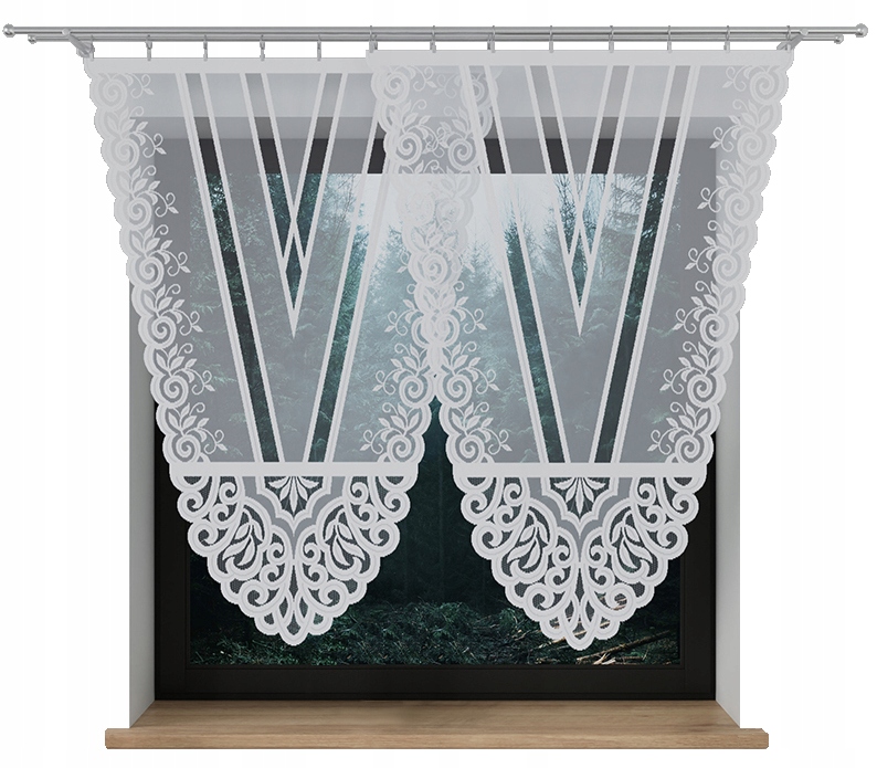 

Firana panel ażur Firanka panel żakard 160x110
