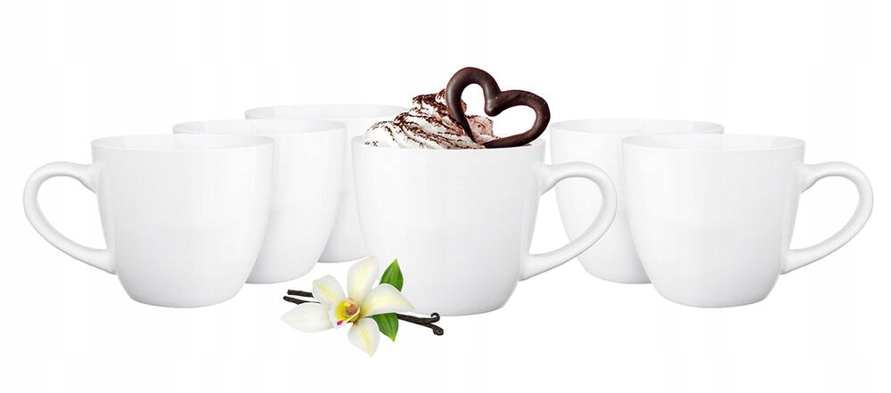 6 x Filiżanka ceramiczna do Kawy, Herbaty , Cappuccino 250 ml