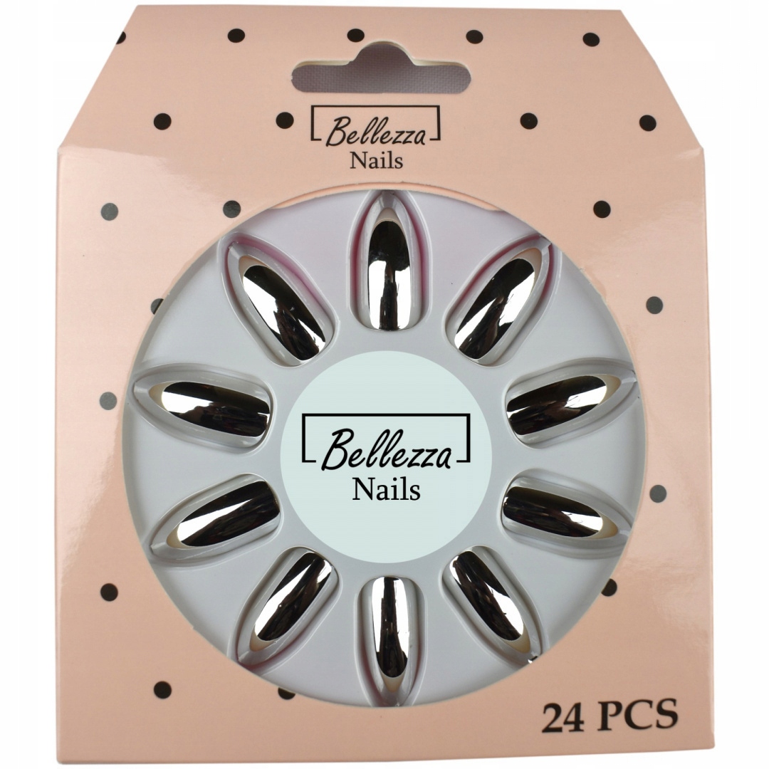 

Tipsy Paznokcie Sztuczne Lustra -24szt. ZD1